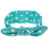 Girls Dot Bowknot Print Floral Headbands Newborn Infant Hair Accessories Children Rabbit Ears Elastic Hair Bands Baby Headwear