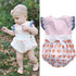 Newborn Baby Girl Bodysuit Clothes Cute Bebes Lace Flower Infant Kids Body Clothing Sunsuit 0-12M