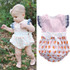 Newborn Baby Girl Bodysuit Clothes Cute Bebes Lace Flower Infant Kids Body Clothing Sunsuit 0-12M