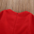 Newborn Baby Festival Dress Baby Girl Long Sleeve Christmas Santa Claus Tulle Dress Outfits Costume