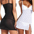 Rose Floral Printing Women Nightgowns Summer Nightdress Sheer Chemises Nightshirt Lace Sleepwear Sexy Nightwear Lace Nightie
