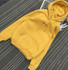 JOYINPARTY 2017 Autumn Winter Oversized Women Hoodies Plus Size Black White Yellow Hooded Fleece Warm Cropped Hoodie Sweatshirt