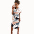 2018 Summer Dress Women Fashion Print Elegant Cute Sashes O-neck Sexy Slim Sheath Dress Women Dresses Vestidos Robes