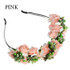 Beautiful Wedding Party Prom Flower Garland Bride Headband Hairband Hair Accessories Festival Decor