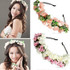 Beautiful Wedding Party Prom Flower Garland Bride Headband Hairband Hair Accessories Festival Decor