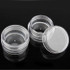 New 12pcs/pack transparent powder paillette rhinestone nail bottle plastic nail art storage container box Nail Art Accessories