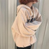 2018 Japanese Harajuku BF Loose Hooded Hoodies Women Autumn Korean Fashion Letter Print Casual Streetwear Oversized Sweatshirt