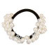Nesest Headband Women Fashion Shiny Rhinestone Crystal Pearl Hair Band Rope Elastic hair Holder for Hair Accessories Diademas#5