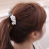 Nesest Headband Women Fashion Shiny Rhinestone Crystal Pearl Hair Band Rope Elastic hair Holder for Hair Accessories Diademas#5