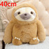 Simulation Sloth Baby Doll Lifelike Sloth Plush Toys Stuffed Dolls Kids Toys Lovely Doll Girlfriend Best Gifts Brinquedos WW36