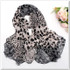 Noble Fashion Women's Long Soft Wrap Lady Shawl Silk Scarf Scarf Animal Print Leopard Chiffon Shawl Scarves and Stoles Scarf