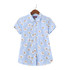 2018 New Short Sleeve Blouse Floral Summer Tops Turn Down Collar Women Shirts Casual Cotton Women Blouses Plus Size Blusas 5XL