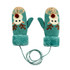 DARKAREA Winter Women Mittens Plus Cashmere Knitted Gloves Winter Gloves With Christmas Elk Pattern Lanyard Warm Female Mittens