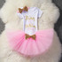 Baby Girl 1st Birthday Outfit Baby Clothing Brand Baby Clothes Dresses Toddler Girl Baptism Tutu Clothes One Year Bebes Roupas
