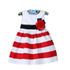Baby Dresses 2017 Cute Princess Party Wedding Girls Dress Sleeveless Flower Striped Toddler Infant Tutu Dress Baby Girl Clothing