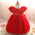 Baby Dress For Girl Children's Costume For Kids Party Wear Lace Christening Gowns Baptism Clothes Girl First Birthday Outfits
