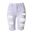 Punk Rock Style Summer Hole High Waisted Denim Shorts Vintage Ripped Short Jeans Sexy Womens Shorts