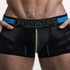 PUMP! Brand mens underwear boxers Mesh Pockets Men Boxer shorts Cotton Body Trunks Sexy mesh Gay Penis pouch Mesh Cup panties
