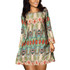 Summer  Fashion Sexy Women Boho Floral Printed Vintage Ethnic Dress Casual Beach Dress Loose Sundress