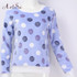ArtSu New 2017 Women Spring Autumn Long Sleeve Casual Sweatshirts Women Cute Print Hoodies Moleton Feminine Oversize EPHO80045