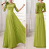 5XL Women Plus Size Dress Lace Chiffon Half Sleeve Maxi Long Gown Elegant Princess Evening Party Vestido Longo 2017 Robe Femme