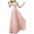 5XL Women Plus Size Dress Lace Chiffon Half Sleeve Maxi Long Gown Elegant Princess Evening Party Vestido Longo 2017 Robe Femme
