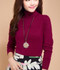 2017 autumn winter cashmere sweater female pullover high collar turtleneck sweater women solid color lady basic sweater