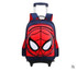 3D Spider Men Children's Travel Luggage Backpack on wheels Boy's trolley Backpack with wheel for school Kids School Rolling Bag