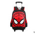 3D Spider Men Children's Travel Luggage Backpack on wheels Boy's trolley Backpack with wheel for school Kids School Rolling Bag