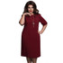5XL 6XL Large Size 2017 Summer Dress Big Size Printed Dress Blue Red Green Straight Dresses Plus Size Women Clothing Vestidos