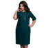5XL 6XL Large Size 2017 Summer Dress Big Size Printed Dress Blue Red Green Straight Dresses Plus Size Women Clothing Vestidos