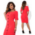 5XL 6XL Large Size 2017 Summer Dress Big Size Blue Red Black Bodycon Dress Work Office Dresses Plus Size Women Clothing Vestidos