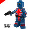 Single Sale PG350 Super Heroes Iron Spider-Man Spiderman Deadpool Dolls Bricks Building Blocks Children Toys Christmas Gift