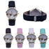 Girls Ladies Female Quartz Bracelet Watch Women Lady Leather Analog Quartz Wrist Watch Elegant Women Watch Girl Watch m5204