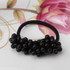 Girls Gum for Hair Female Hair Accessories Semi-circle Beads Pearl Hair bands Girl Ponytail Rubber Rope Women Elastic Hair Bands
