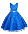 Girl Dress Kids Wedding Bridesmaid Children Girls Dresses Summer 2016 Evening Party Princess Costume Lace Teenage Girls Clothes