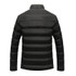 DIMUSI Winter Jacket Men Warm Causal Parkas Cotton Banded Collar Winter Jacket Male Padded Overcoat Outerwear Clothing 4XL,YA703