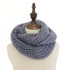 18 Colors Warm Winter Knitted Scarf Women Fashion Scarves Neck Circle Wool Cashmere Scarves Pashmina Scarf FS047