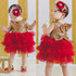 2017 Baby Flower Girl Sequins Sleevless Dress Bow Tulle Tutu Party Formal Dresses Christmas Dress Costume