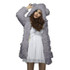 2018 Autumn Winter Sweatshirt Women Coat Warm Fleece Jacket Lovely Bear Ear Casual Black White Hoodie Chaquetas Mujer Plus size