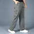 Autumn Winter Men Cargo Pants With Side Zipper Pockets Casual Cotton Urban Tactical Pants Loose Joggers Long Trousers L-4XL
