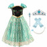 2018 Fashion Custom Anna Elsa Girls Girl Dresses Princess Dress Kids Party Vestidos Baby Children Cosplay Dress Wedding Clothing