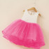 2017 cute children clothing flower girl dress pearls baby girls birthday dresses princess party dress girls tutu dress vestidos