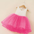 2017 cute children clothing flower girl dress pearls baby girls birthday dresses princess party dress girls tutu dress vestidos