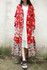 Autumn chinese style dragon design double layer long trench coat cotton linen windbreaker casual overcoat shell outer garment
