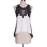 2018 Vest Lace Tank Chemise Shirts OL Women Blouse Casual Sleeveless Chiffon Blouse Shirt Summer Tops Female Shirts Camisas