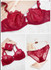 2016 Hot sale the push up bra transparent lace bra & panties sets thin cup deep-V women sexy underwear bra set free shipping