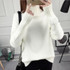 Autumn Winter Turtleneck Sweater Women 2017 New Design Green Thick Tricot Women Sweater And Pullover Female Jumper Tops LU405