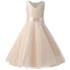 girls party wear dress kids 2017 flower lace children girls elegant ceremonies wedding birthday dresses teenagers prom gowns