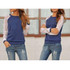 Lace Blouses Shirts Women Long Sleeve Blouse Shirt Blusa Tops Solid O Neck Casual Shirts 5 Colors lace sleeve patchwork